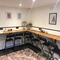 In a hurry corner   at Green Routes Cafe in Oxford