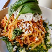 Lunchtime - 
Lentil Bolognese (vegan) at VHY! in Stuttgart