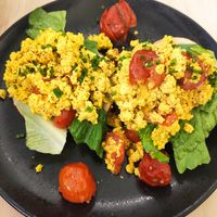 Scrambled tofu (breakfast) at VHY! in Stuttgart