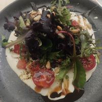 Tofu burrata with salad 10 euro (see menu) at VHY! in Stuttgart