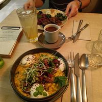 Knöpfle mit Pilzen at VHY! in Stuttgart