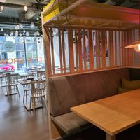 Inside seating 1 at VHY! in Stuttgart