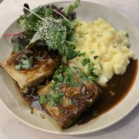 Vegane Maultaschen mit schwäbischem Kartoffelsalat   at VHY! in Stuttgart