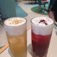 Vegan Milk Form Flower Tea at Green Common 绿客门 in Central Singapore