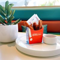 Omni luncheon fries  at Green Common 绿客门 in Central Singapore