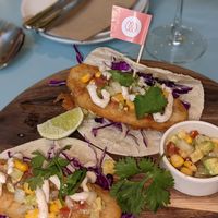 Fish tacos at Green Common 绿客门 in Central Singapore