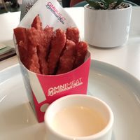 Omni Luncheon Fries (with honey mustard sauce) at Green Common 绿客门 in Central Singapore