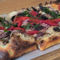 Rusticana (veganized) at FARO Beachside Eatery in Flagler Beach