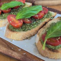Bruschette at FARO Beachside Eatery in Flagler Beach