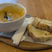 Chickpea soup at FARO Beachside Eatery in Flagler Beach