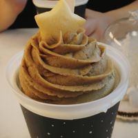 Hojicha Express at Level V Bakery in Vancouver
