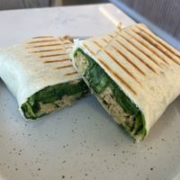 Chickpea wrap  at Level V Bakery in Vancouver