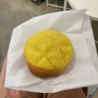 pineapple bun   at Level V Bakery in Vancouver