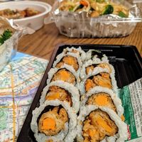 Sweet potato tempura roll at Teton Kitchen in Buffalo