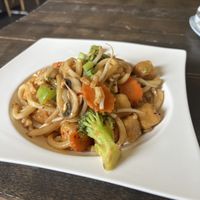 Tofu yakiudon  at Teton Kitchen in Buffalo