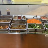 Vegan/Vegetarian section  at Luke's Bakery in Reservoir