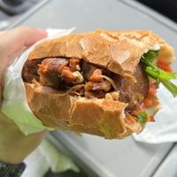 Vegan pecking duck  $9.50  at Luke's Bakery in Reservoir