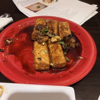 Tofu steak with mushrooms   at Teton Kitchen in Depew
