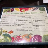 Menu   at Teton Kitchen in Depew