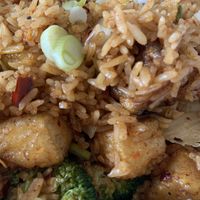 Tofu kimchi fried rice   at Teton Kitchen in Depew