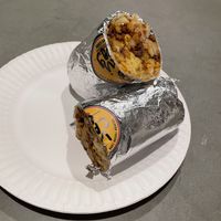 California vegan burrito  at Senor Sisig in Oakland