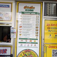 Vegano menu at Senor Sisig in Oakland