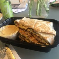 Sisig crunch-a-dilla  at Senor Sisig in Oakland