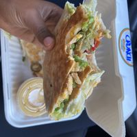 Crunch Wrap. So much food!  at Senor Sisig in Oakland