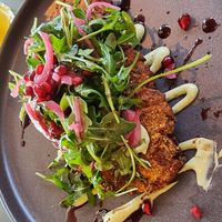 Sweet potato fritters at Soft Cafe in Geelong