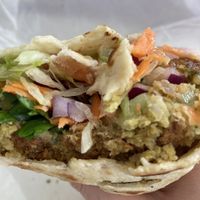 Falafel kebab at Kebabland Express in Salisbury