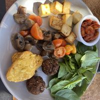 Vegan breakfastt  at The Green Mango Cafe in Broome