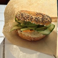 Hummus  at Budapest Bagel - Kálvin in Budapest