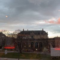 cloudy sunset view   at Peter Pane in Dresden