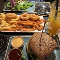 triple side dish completely vegan as well  at Peter Pane in Dresden