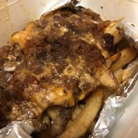 Vegan Chili Cheese Fries at Romeo's Vegan Burgers Truck in Charlotte