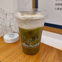 Matcha W/ Nut Cream 宇治綠茶堅果奶蓋茶 #Veganuary at NUTTEA 堅果奶茶 - Central in Hong Kong Island