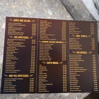 Soups, vegetarian appetizers,  vegetarian entrees at Desi Flavors in Tampa