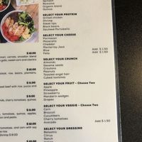 Build your own salad at De Leon Latin Cocina in St Augustine