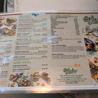 Menu at De Leon Latin Cocina in St Augustine