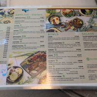 Menu at De Leon Latin Cocina in St Augustine