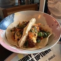 Veggie tacos   at Rosie Campbell's in Surry Hills