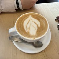 Flat white with oat milk  at Scroggin in Wanaka