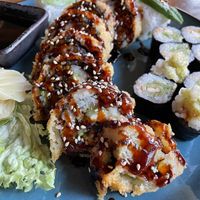 Sushi plate nr.3 at Sen Vegan Cuisine - Moorenstraße in Dusseldorf