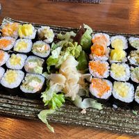 Sushi plate nr. 1 at Sen Vegan Cuisine - Moorenstraße in Dusseldorf