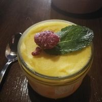 Dessert, mango ice cream #Veganuary at Sen Vegan Cuisine - Moorenstraße in Dusseldorf