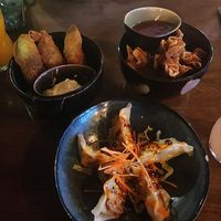 Verschiedene Vorspeisen at Sen Vegan Cuisine - Moorenstraße in Dusseldorf