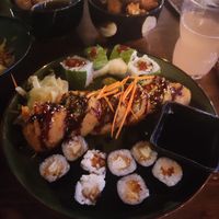 Sushi Teller at Sen Vegan Cuisine - Moorenstraße in Dusseldorf