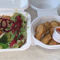 Best Bowl on the left, Saigon night in the middle and red magic on the right  at Sen Vegan Cuisine - Moorenstraße in Dusseldorf