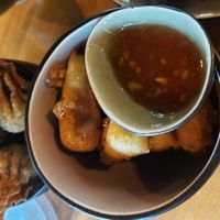 Fake pork. Pretty basic, but it's good. at Sen Vegan Cuisine - Moorenstraße in Dusseldorf