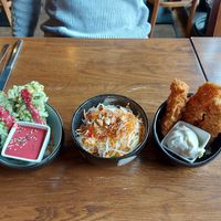 Starters Red Magic, Du Du, Happy Friends at Sen Vegan Cuisine - Moorenstraße in Dusseldorf